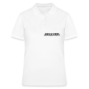 clavier - Polo Femme - blanc - Devant - Ailine (174cm)