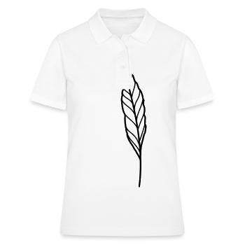 leaf - Women's Polo Shirt - white - Front - Ailine (174cm)