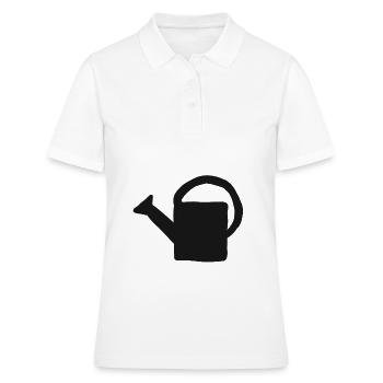 Arrosoir jardinier jardin arrosage cadeau - Polo Femme - blanc - Devant - Ailine (174cm)