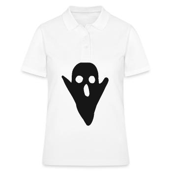 Fantôme fantôme costume fantôme halloween fantôme - Polo Femme - blanc - Devant - Ailine (174cm)