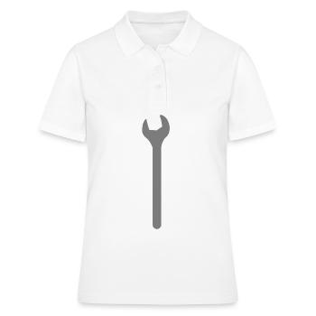 Outil de clé à fourche Craftsman Craft - Polo Femme - blanc - Devant - Ailine (174cm)