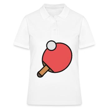 Tennis de table tennis de table battes de tennis de table - Polo Femme - blanc - Devant - Ailine (174cm)