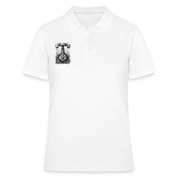 Le marteau de Thor - Polo Femme - blanc - Devant - Ailine (174cm)
