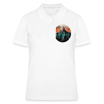 Voyageur #tshirt - Polo Femme - blanc - Devant - Ailine (174cm)