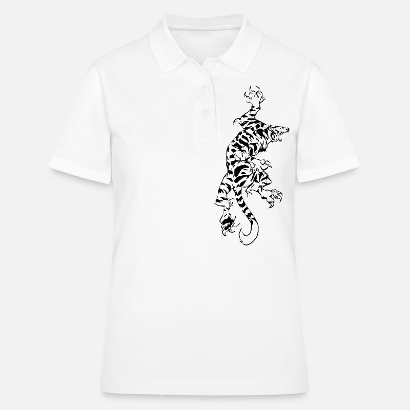 tiger - Women's Polo Shirt - white