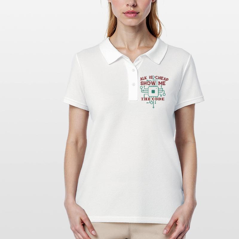 Funny Coder Quote Programming Programmer Women's Polo Shirt