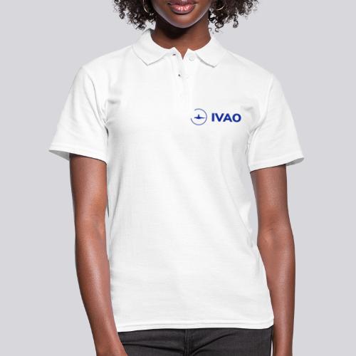 IVAO (Logo bleu complet) - Polo Femme