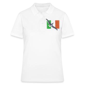 Irlande Irlande Mouette - Polo Femme - blanc - Devant - Ailine (174cm)