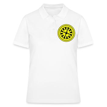 Roulette Icon Kreis - Frauen Polo Shirt - Weiß - Vorne - Ailine (174cm)