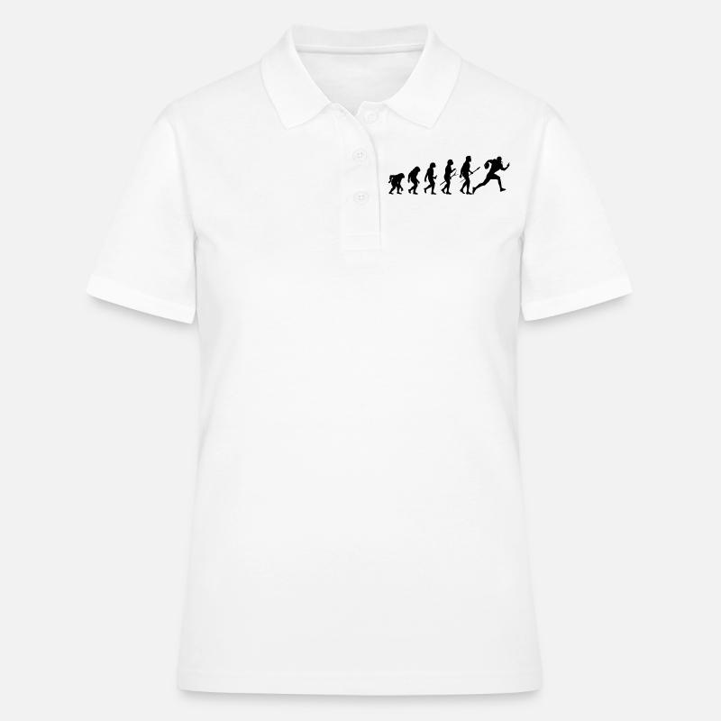 rugby evolution - Polo Femme - blanc