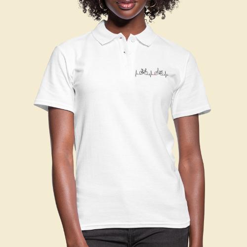Heart Monitor Kunstrad & Radball - Frauen Polo Shirt