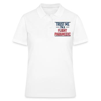 Vol Paramédic Trust me Air Rescue - Polo Femme - blanc - Devant - Ailine (174cm)