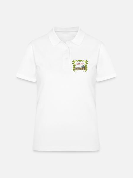 POTSDAM - Frauen Polo Shirt - Weiß