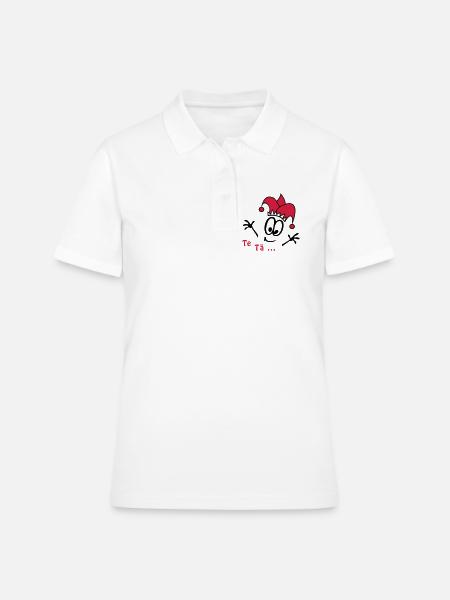 Karneval, Fasching - Frauen Polo Shirt - Weiß