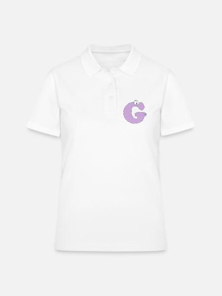 G - Frauen Polo Shirt - Weiß