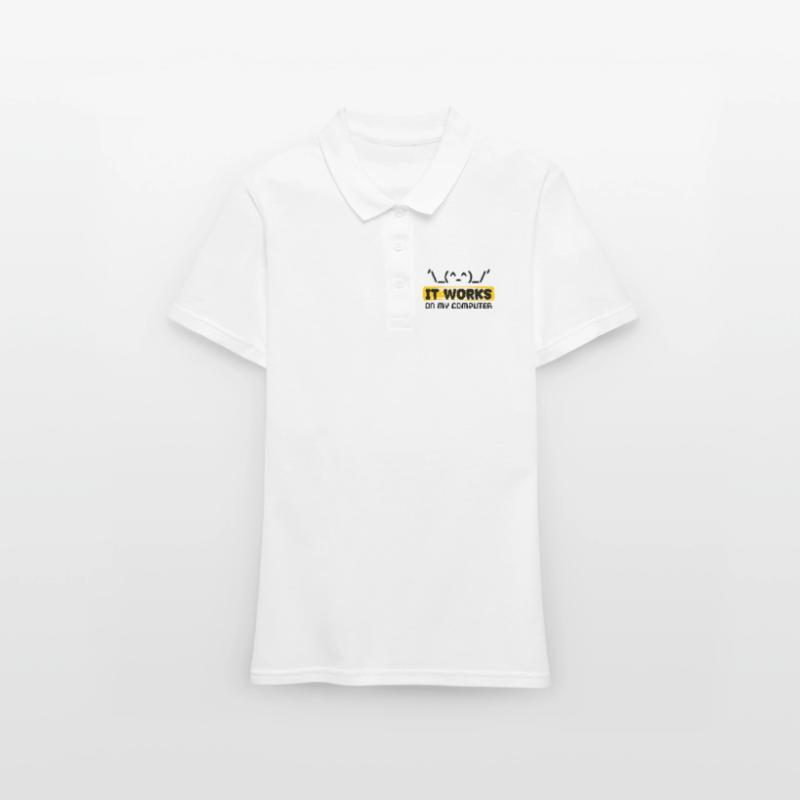 Coden Scripting Computer Geek Developer Statement Women's Polo Shirt
