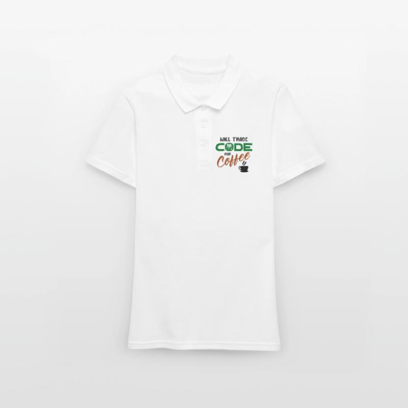 Code Statement Developer Computerfreak Informatik Frauen Polo Shirt