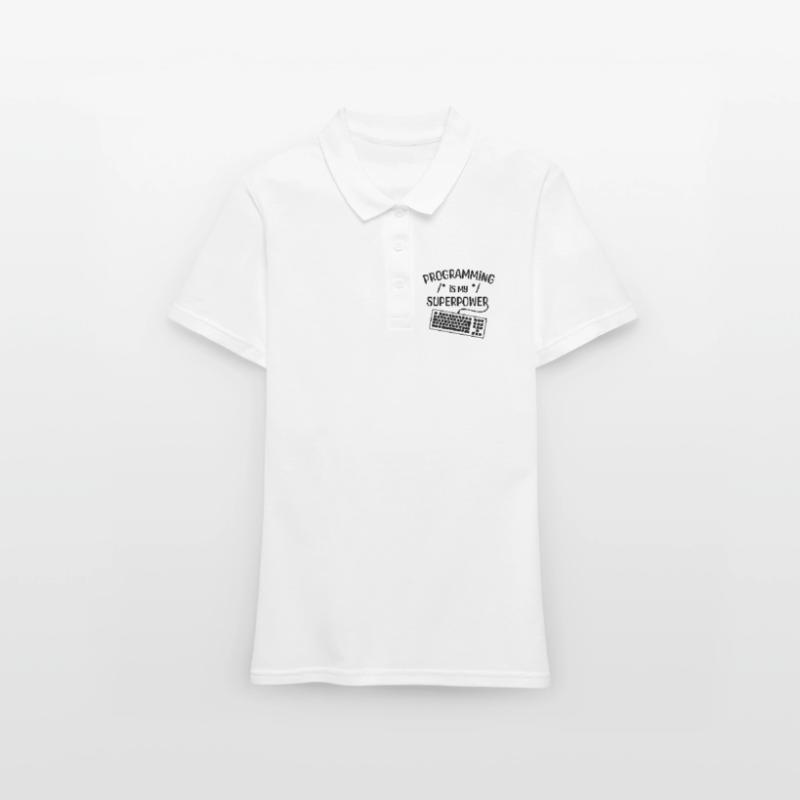 Computerfreak Statement Developer Programmierer Frauen Polo Shirt
