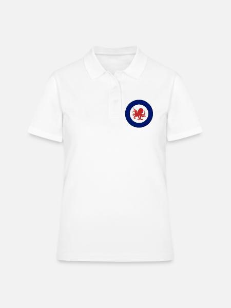 Octohug - Frauen Polo Shirt - Weiß
