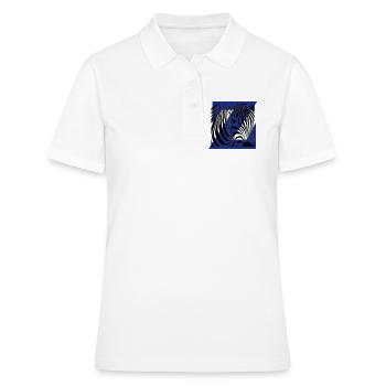 Zebra Mix - Polo Femme - blanc - Devant - Ailine (174cm)