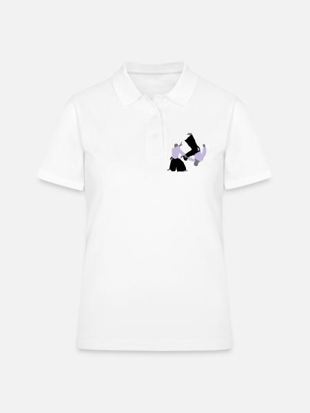 aikido - Polo Femme - blanc