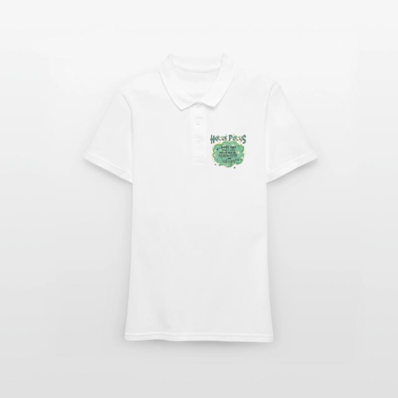 Hocus Pocus/Toad´s Eyes.... spell for halloween Women's Polo Shirt