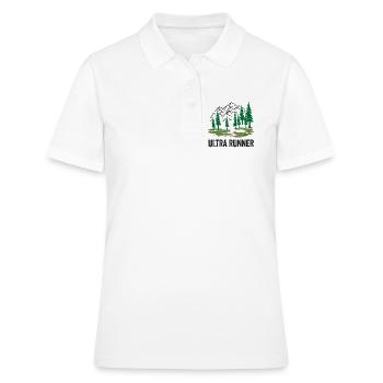 Ultra coureur - Polo Femme - blanc - Devant - Ailine (174cm)