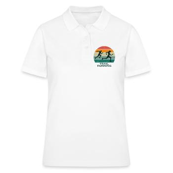 trail, running, running trail - Polo Femme - blanc - Devant - Ailine (174cm)