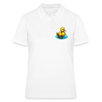 Caneton Canard Canard Canard - Polo Femme - blanc - Devant - Ailine (174cm)