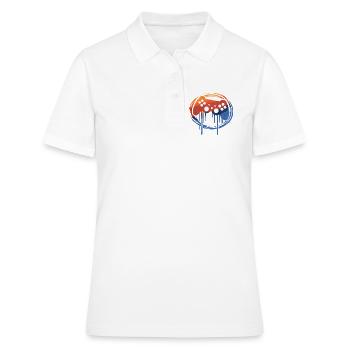 retro gamer - Frauen Polo Shirt - Weiß - Vorne - Ailine (174cm)