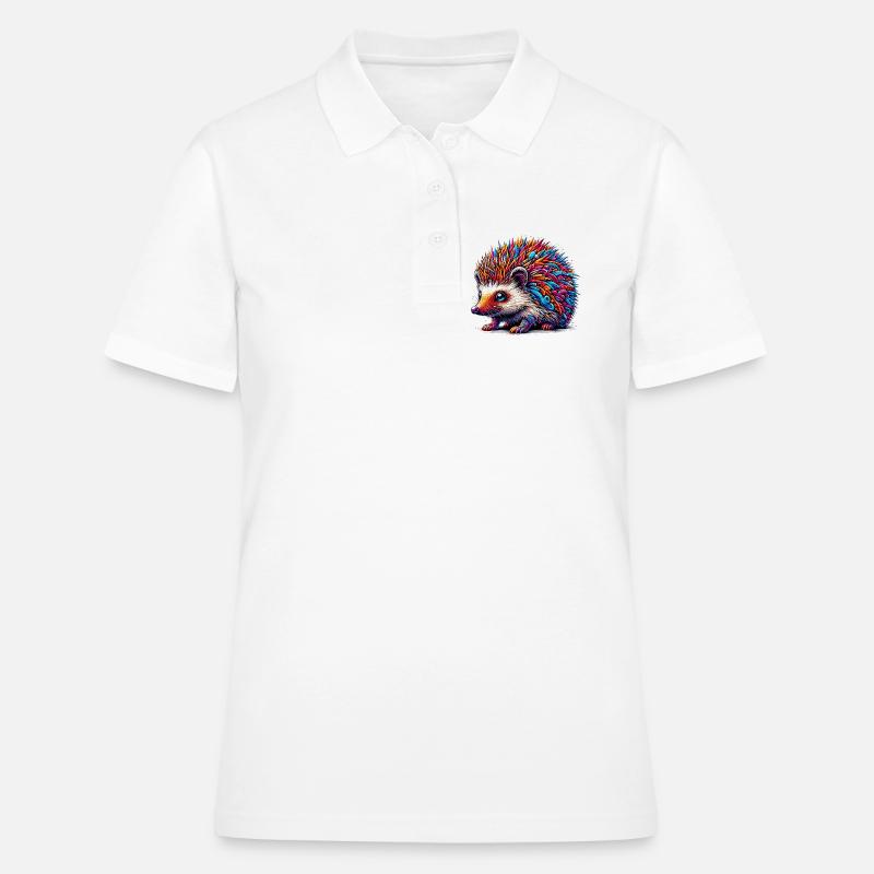 Hérisson - Polo Femme - blanc