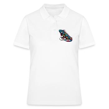 Iguane - Polo Femme - blanc - Devant - Ailine (174cm)