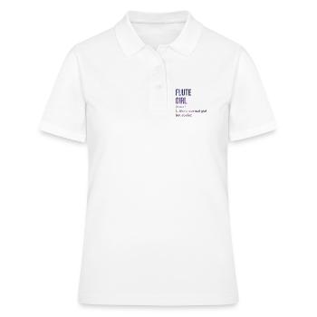 Flûte Flûte Flûte Flûte - Polo Femme - blanc - Devant - Ailine (174cm)