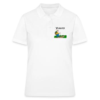 Wanderlust - Frauen Polo Shirt - Weiß - Vorne - Ailine (174cm)