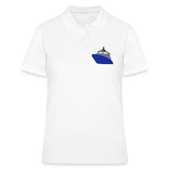 schiff - Frauen Polo Shirt - Weiß - Vorne - Ailine (174cm)