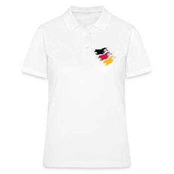 Conception Allemagne - Polo Femme - blanc - Devant - Ailine (174cm)