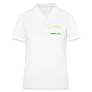 Trail Running - Frauen Polo Shirt - Weiß - Vorne - Ailine (174cm)