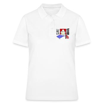 Protections solaires - Polo Femme - blanc - Devant - Ailine (174cm)