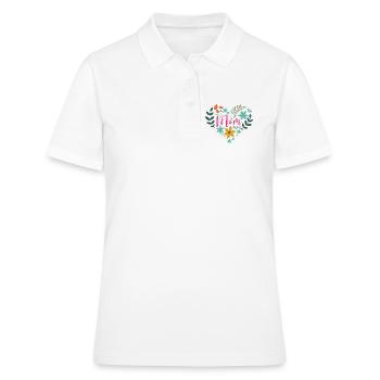 Beste Mutter aller Zeiten - Frauen Polo Shirt - Weiß - Vorne - Ailine (174cm)
