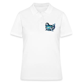 Siegel - Frauen Polo Shirt - Weiß - Vorne - Ailine (174cm)