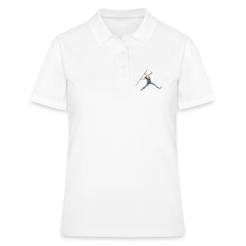 Lancer du javelot - Polo Femme - blanc - Devant - Ailine (174cm)