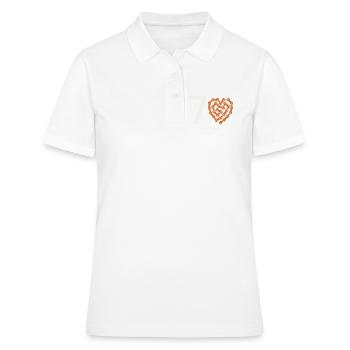 70 Jahre Fahrrad fährt immer noch Geburtstagsgeschenk - Frauen Polo Shirt - Weiß - Vorne - Ailine (174cm)