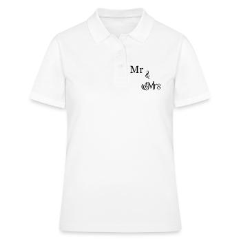 Mr and Mrs - Women's Polo Shirt - white - Front - Ailine (174cm)