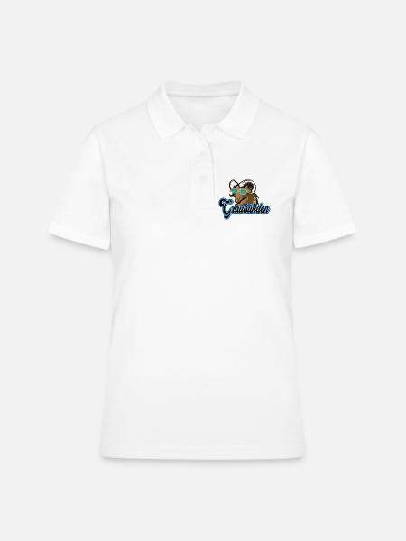 Graubünden Steinbock Stil - Frauen Polo Shirt - Weiß