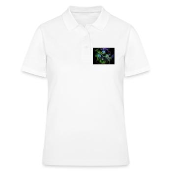 Cosmic Smoke Nebula Orb - Women's Polo Shirt - white - Front - Ailine (174cm)