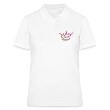 Gradient Crown Sketch - Women's Polo Shirt - white - Front - Ailine (174cm)