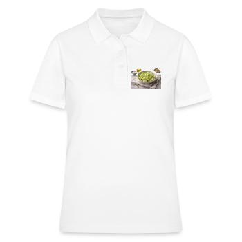 Salade aux pignons de pin - Polo Femme - blanc - Devant - Ailine (174cm)