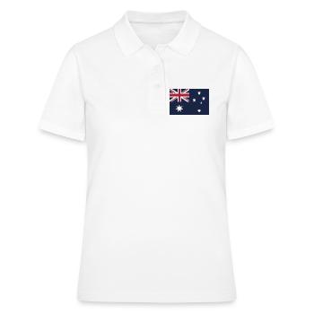 Montrez vos couleurs - Australie - Polo Femme - blanc - Devant - Ailine (174cm)