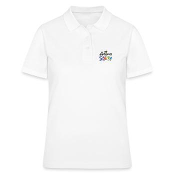 Autismus ist eine Stärke  - Frauen Polo Shirt - Weiß - Vorne - Ailine (174cm)