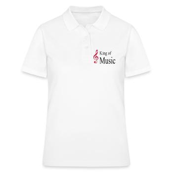 musik - Frauen Polo Shirt - Weiß - Vorne - Ailine (174cm)